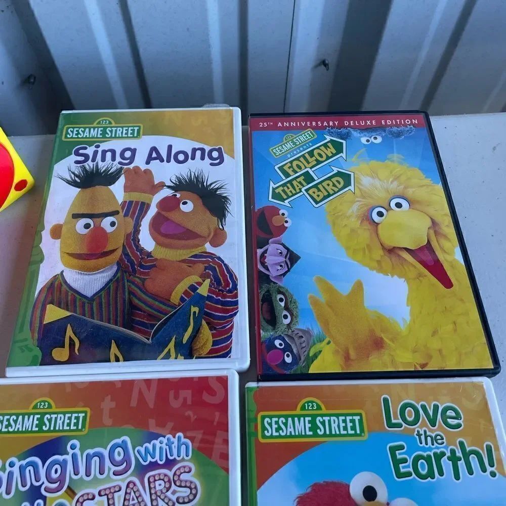 11 Sesame Street DVD’s and Book - Picture 2 of 7